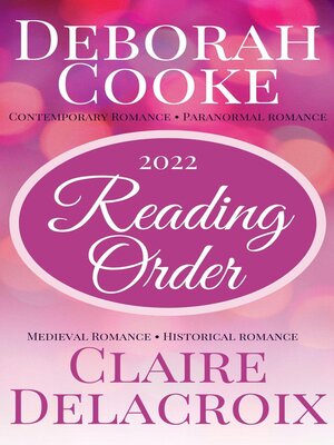 cover image of Reading Order for Deborah Cooke's Contemporary Romances and Paranormal Romances, and Claire Delacroix's Medieval Romances